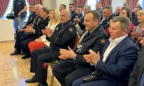 Vilniaus rajono priešgaisrinė tarnyba paminėjo Šv. Florijono, Ugniagesių globėjo, dieną